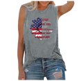 thumbnail image 1 of Zerlibeaful Sleeveless Casual Tops for Women Fashion O-neck Independence Day Printed Sleeveless Pullover T Shirts Basic Tee Tops, 1 of 4