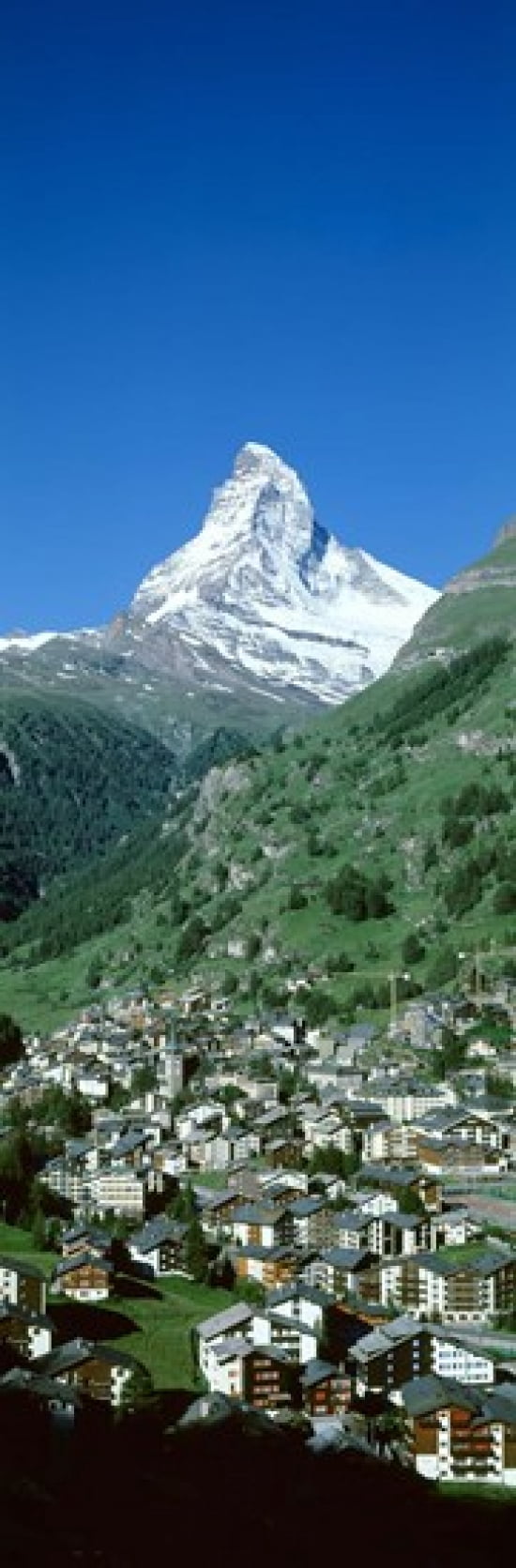 Zermatt Switzerland Canvas Art - Panoramic Images (18 x 6)