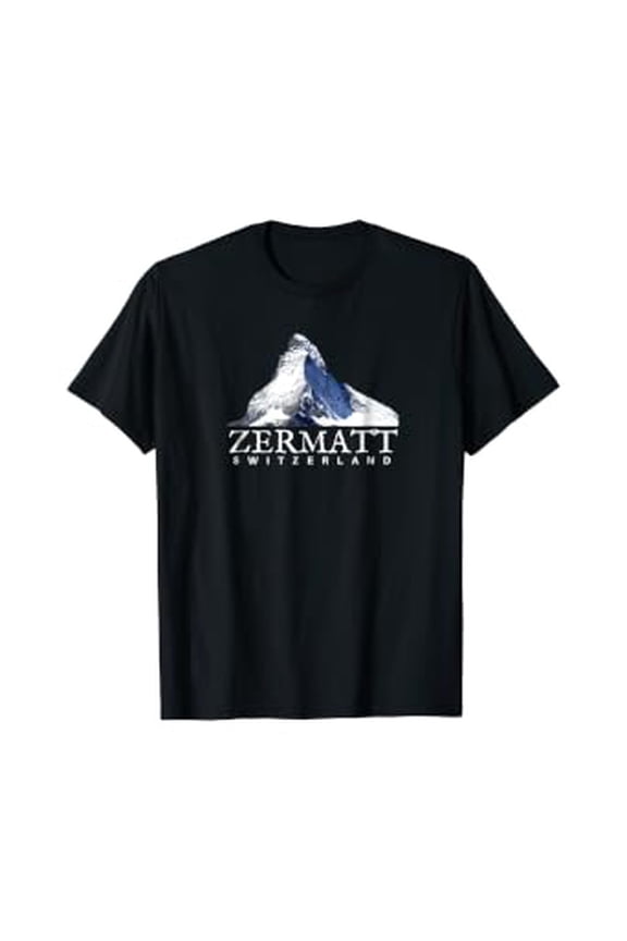 Zermatt Switzerland T-Shirt, Swiss Alps Mountain Tee