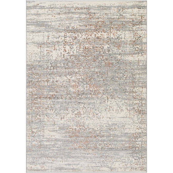 Zermatt ZRT-2324 7'9" x 9'6" Rug Camel/Burnt Orange/Taupe/Cream/Gray/Charcoal