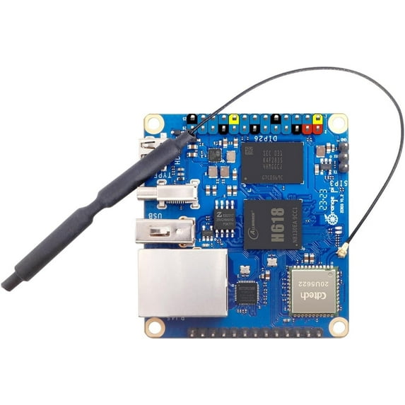 Zero 3 4G Allwinner H618 LPDDR4 Quad Core 64 Bit Single Board Computer, Support 4K Display WiFi Bluetooth (Zero 3 4G)