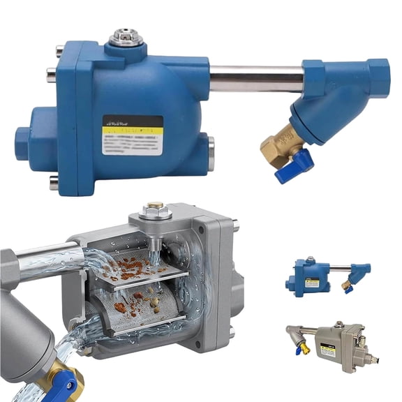 Zero Air Loss Automatic Drain Valve, Auto Drain Valve for Air Compressor with Pre-Filter, 1.6MPa Quick Drain, No Electricity Required