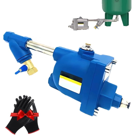 Zero Air Loss Automatic Drain Valve, Automatic Zero Air Loss Condensate Drain (1/2") Fully Automatic, Quick Drainage, No Electricity Required, for Compressed Air Tanks,Filters,Separators (Wbk-20 Set)