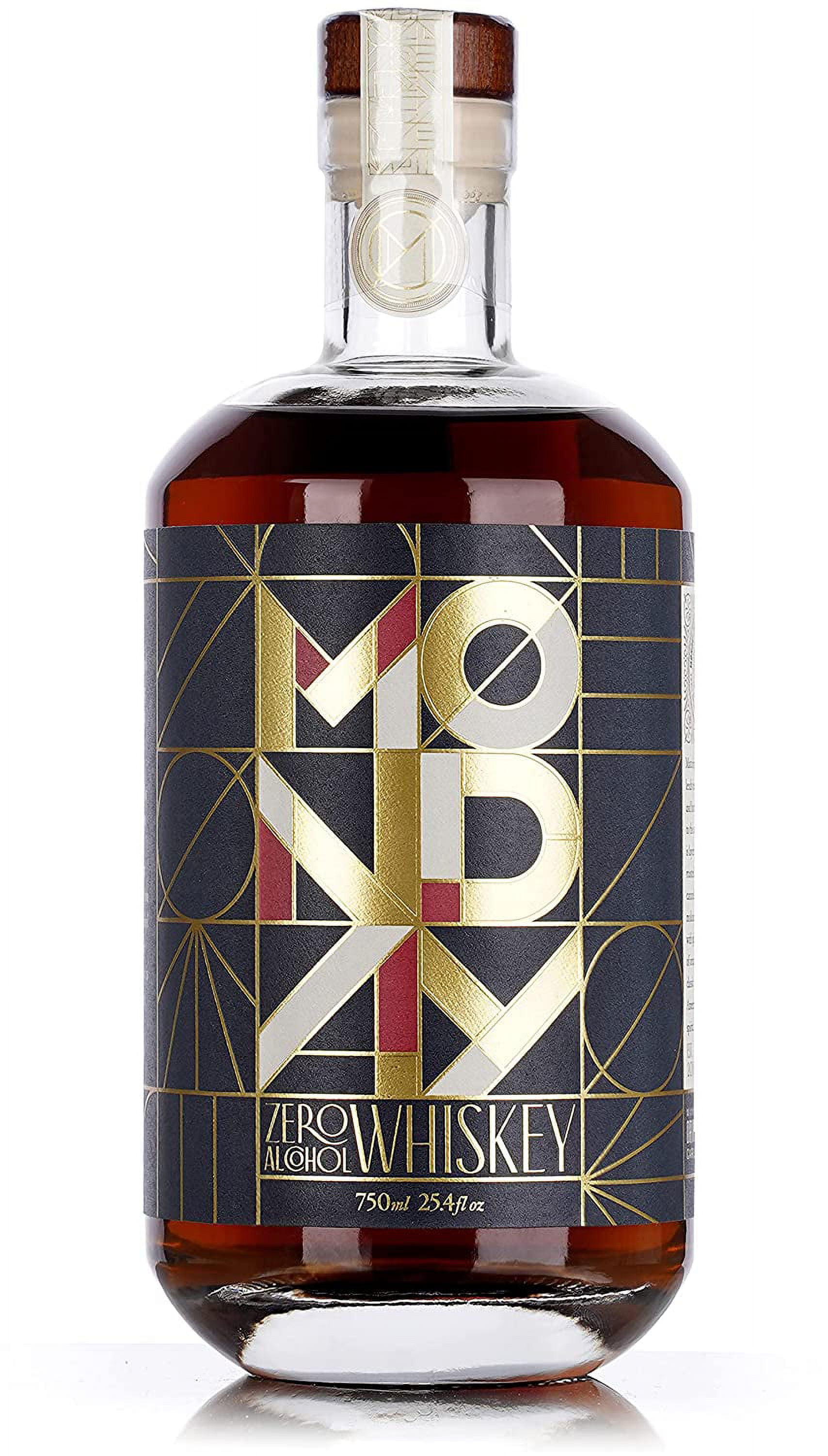 Zero Alcohol Whiskey  An Award Winning Non-Alcoholic Spirit with Zero Carbs, No Sugar, 0 Calories - 750ml