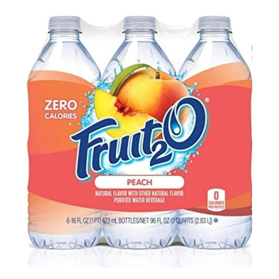 Zero Calorie Flavored Water Peach (12 bottles)