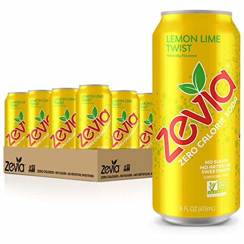 Zero Calorie Soda, Lemon Lime , 16 Ounce Cans (Pack of 12) - Walmart.com