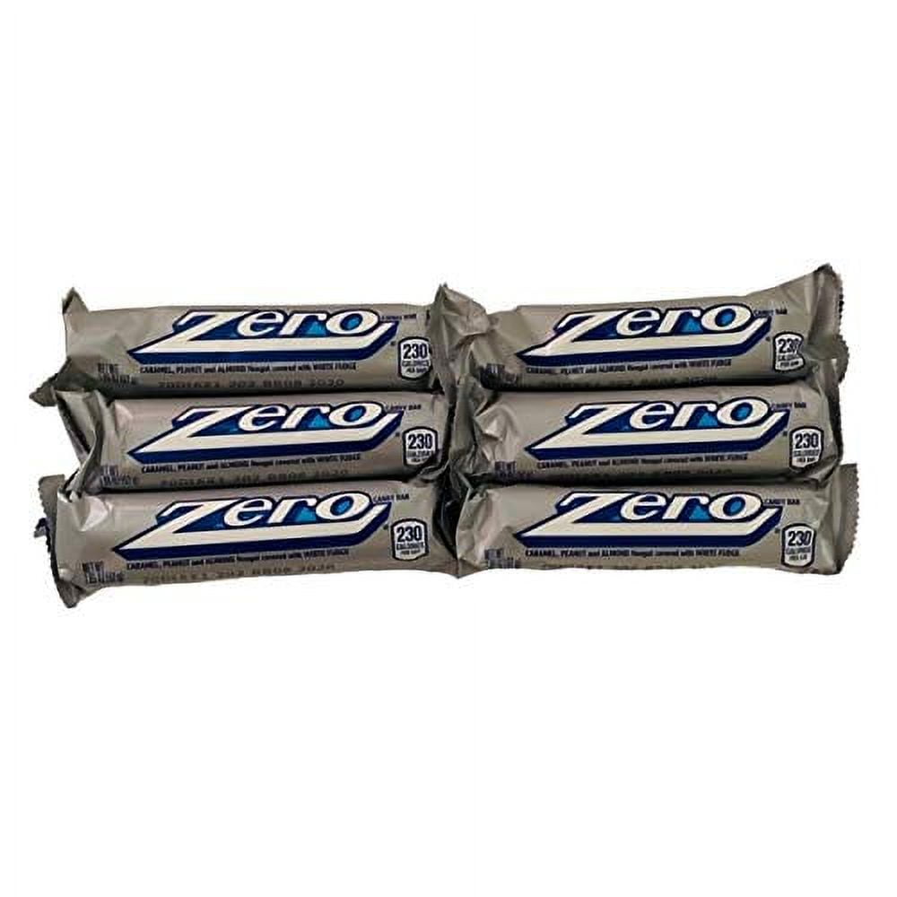 Zero Candy Bars Zero Caramel And Almond Nougat Bars With White Fudge