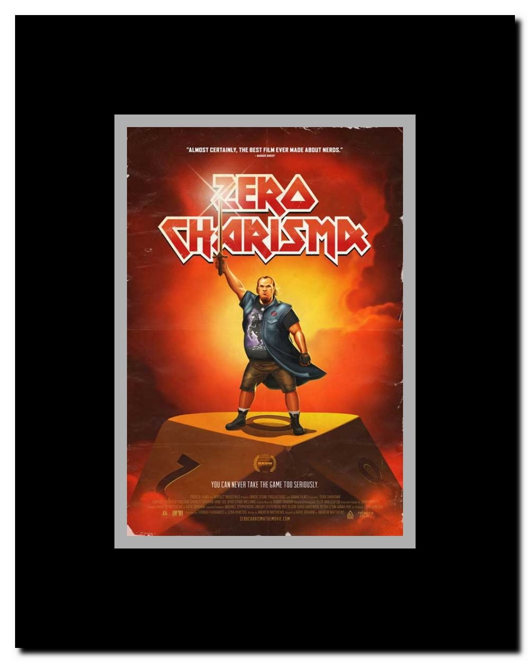 Zero Charisma Framed Movie Poster