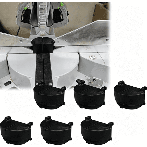 Zero Clearance Fence Insert Compatible with Festool Kapex KS 120 REB Miter Saw, Anti-Tearout Backing Guard, Precision Woodworking Fence Accessory, Tool-Free Installation, 6-Pack