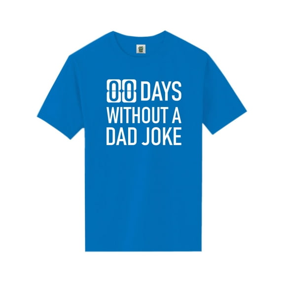 Zero Days Without A Dad Joke Short Sleeve Neon T-Shirt
