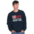 thumbnail image 1 of Zero Days Worked On Car Grease Monkey Unisex Plus Fleece Graphic Sweatshirt Brisco Brands 4X, 1 of 5