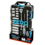 Zero Degree 38130 25pc 3/8 DR SAE Socket Set with Gearless Ratchet