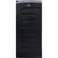 thumbnail image 1 of Zero Degree Sleeping Bag for Adults  Cotton Flannel Tall and Big - 40F Black, 84" x 40" Right Zip, 1 of 6