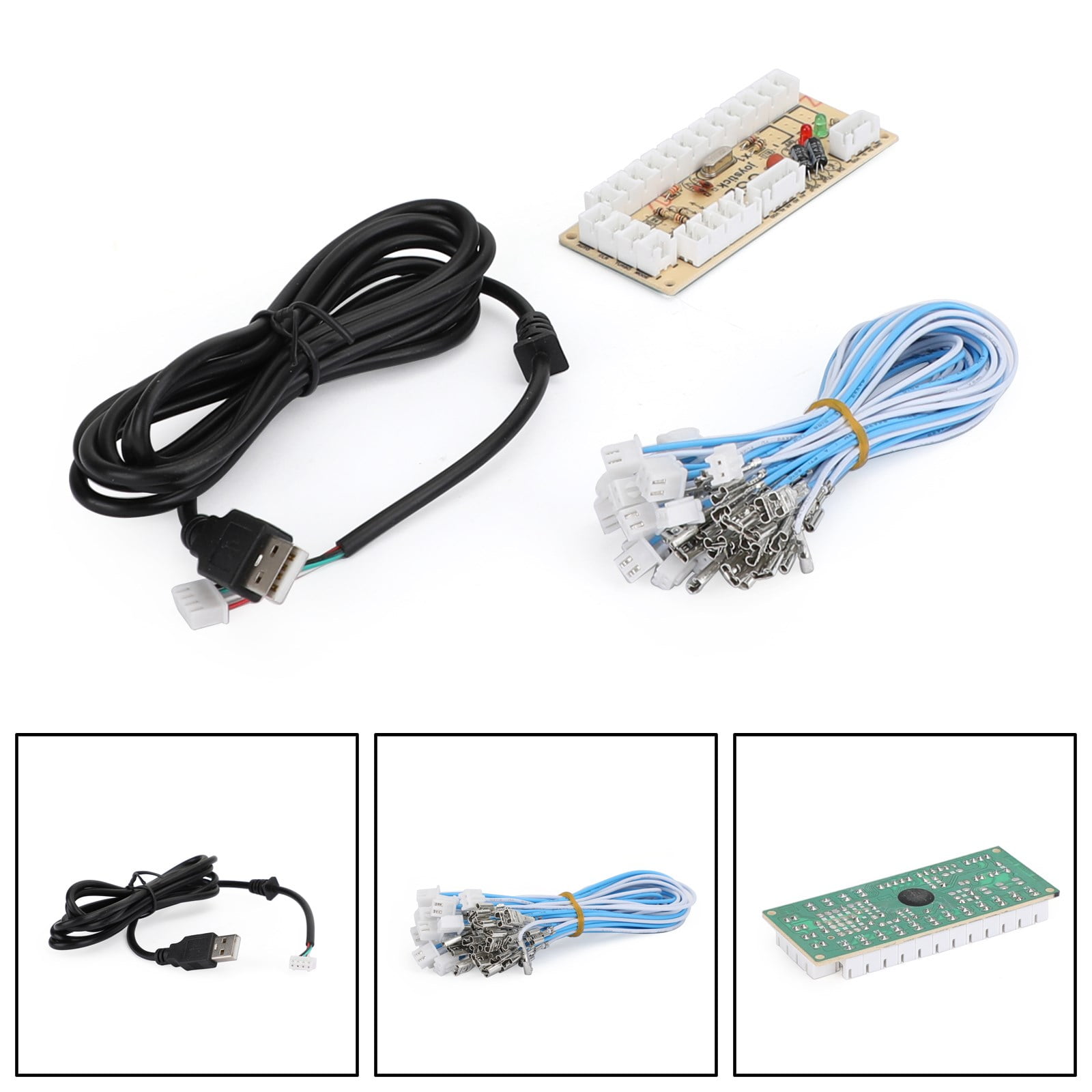 Zero Delay Arcade USB Encoder PC to Joystick to Joystick Fit for PC ...
