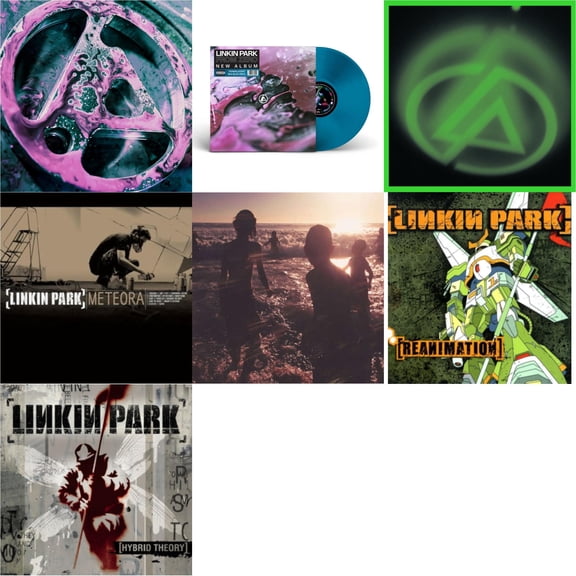 From Zero (Deluxe/2LP/Translucent Emerald Green Vinyl) & From Zero (Translucent Sea Blue LP Vinyl) & Papercuts (2LP) & Meteora & One More Light & Reanimation & Hybrid Theory