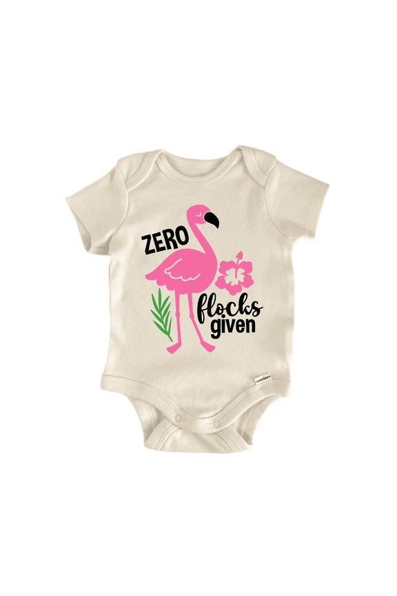 Zero Flocks Given Newborn Baby Bodysuit