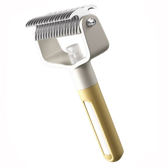 Zero Flying Hair Pet Grooming Tool Dog Deshedding Brush with Sprayer Double Sided Rake Cat Brushes Long Hair Dematting Comb