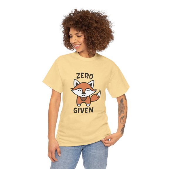 Zero Fox Given Unisex Heavy Cotton Tee