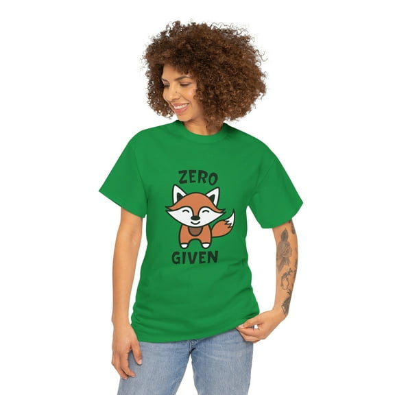 Zero Fox Given Unisex Heavy Cotton Tee