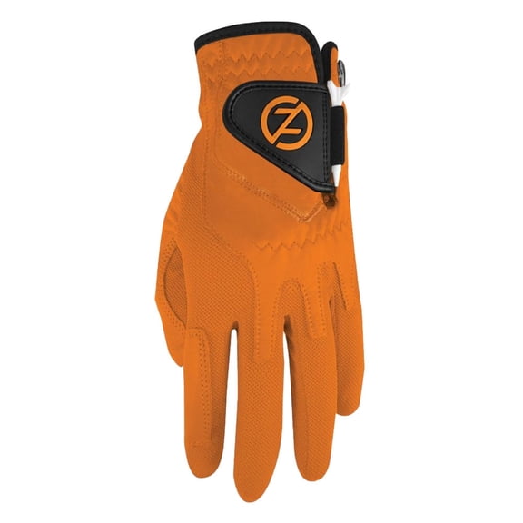 Zero Friction Cabretta Elite Golf Glove (Orange, LEFT One Size) Compression NEW