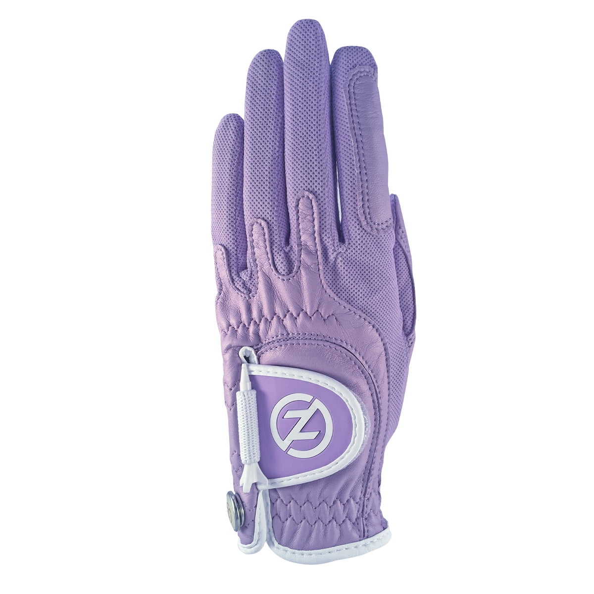 Zero Friction Ladies Cabretta Elite Golf Glove Female, Lavender, LH