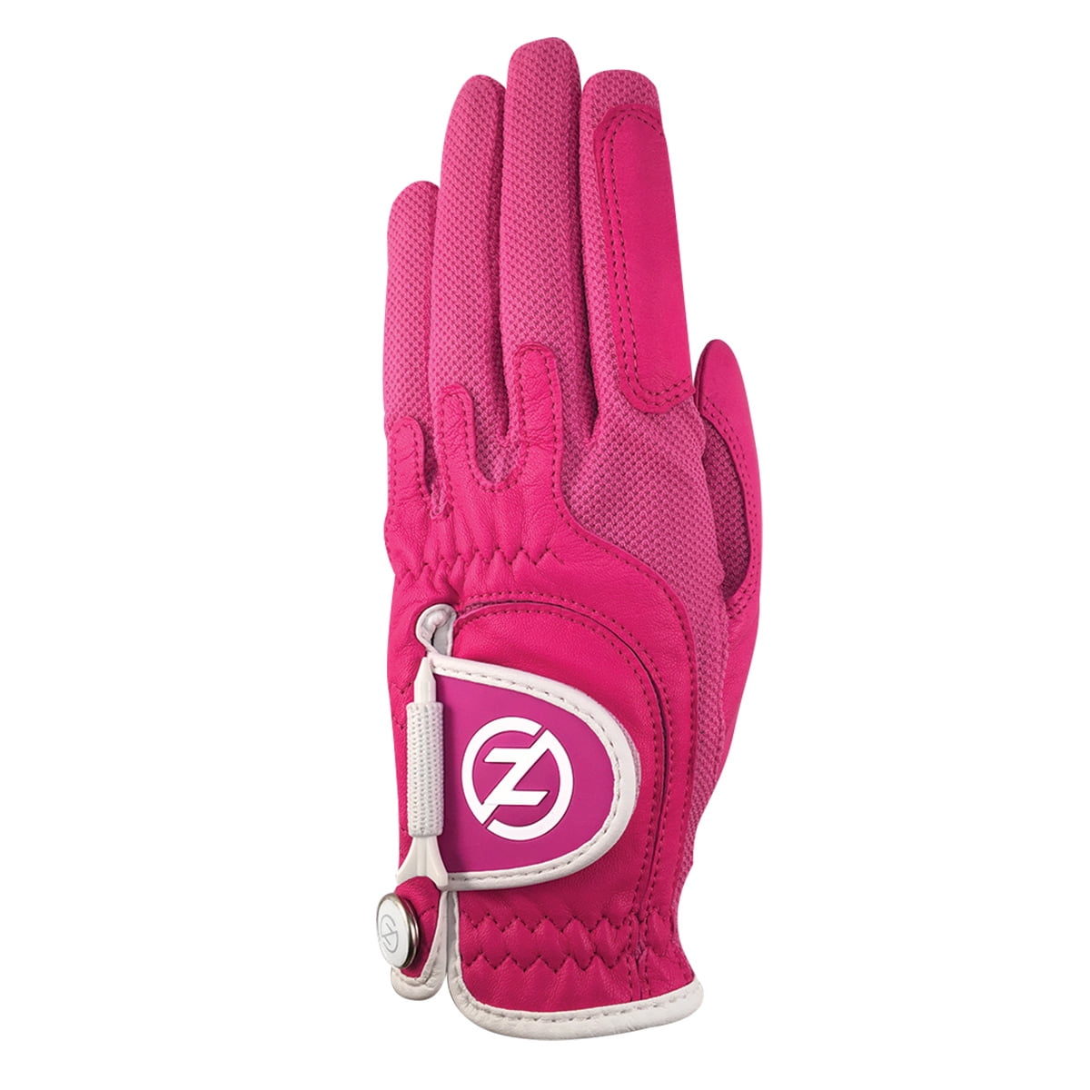 Zero Friction Ladies Cabretta Elite Golf Glove, Pink, LH