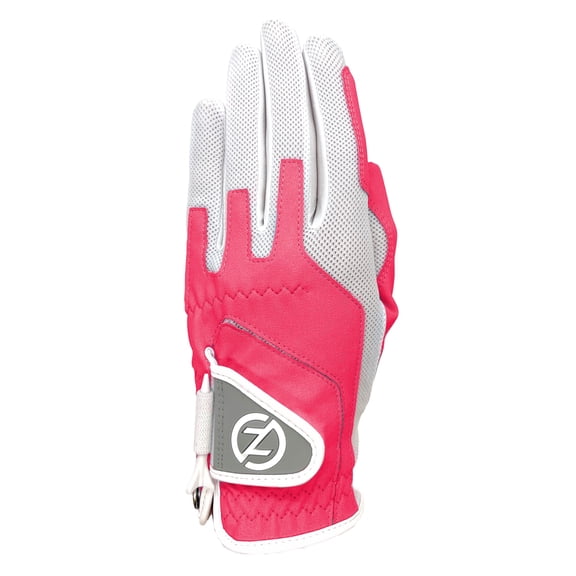 Zero Friction Ladies Golf Glove, One Size, Pink, Left Hand