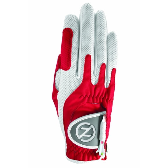 Zero Friction Ladies Golf Glove, Right Hand, One Size, Red