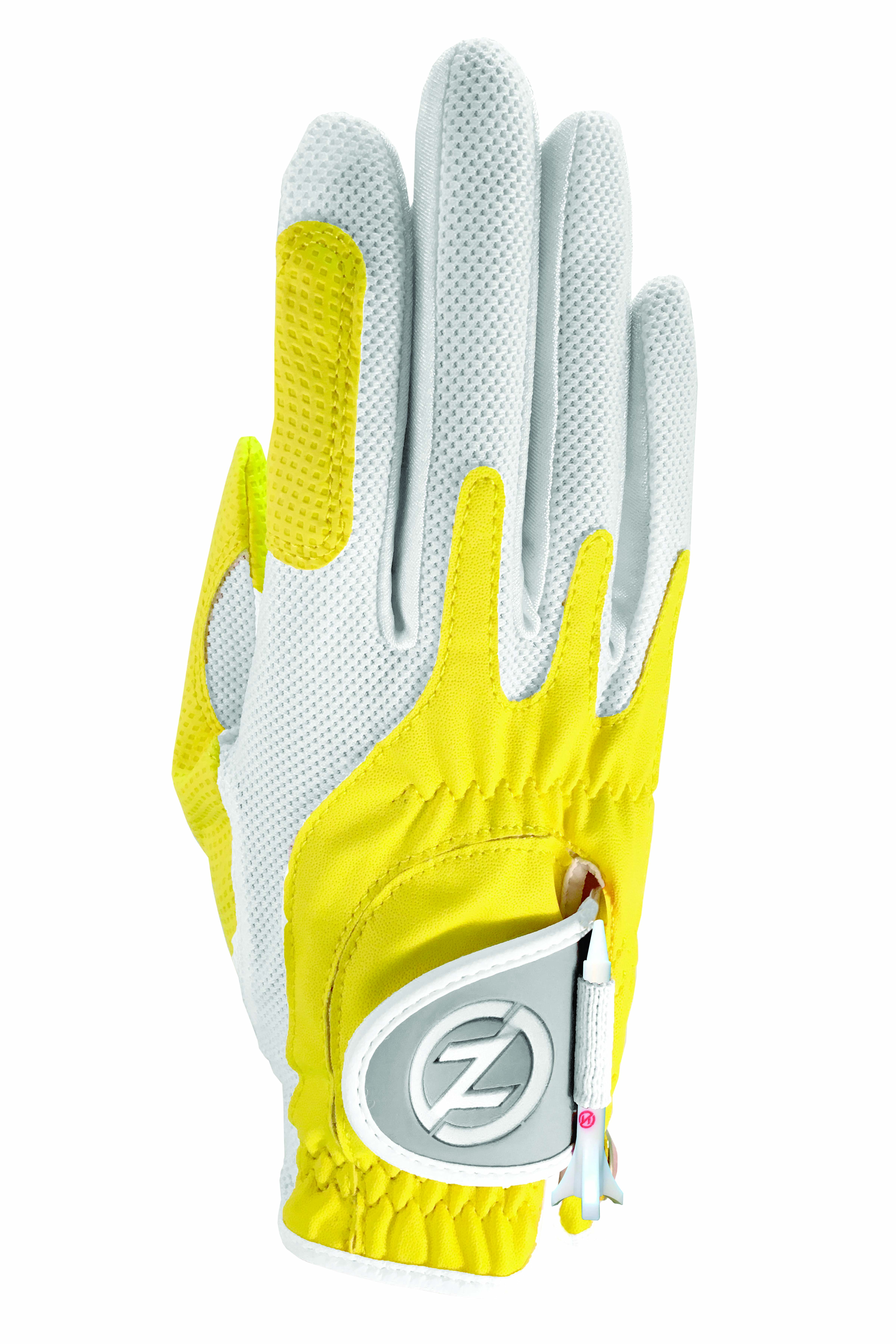 Zero Friction Ladies Golf Glove, Right Hand, One Size, Yellow