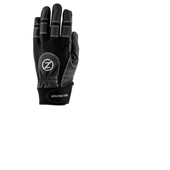 Zero Friction Men's Universal Fit Performance Work Gloves, Black