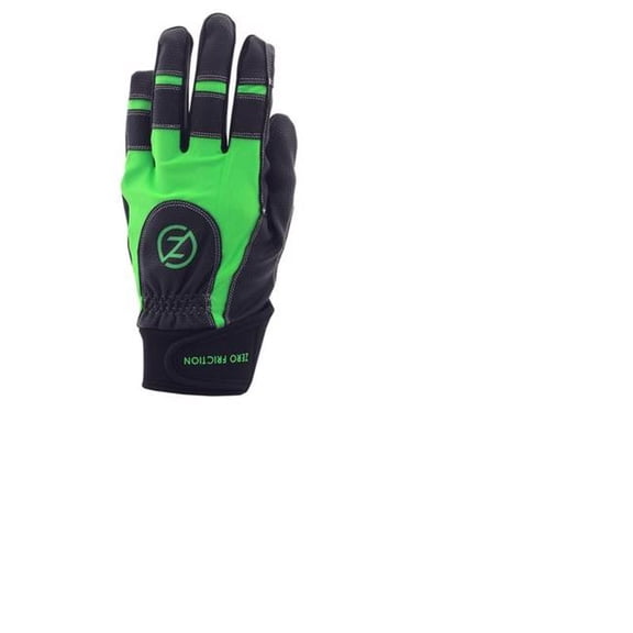 Zero Friction Men's Universal Fit Performance Work Gloves, Lime