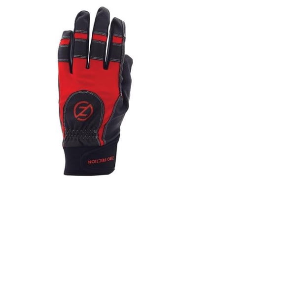 Zero Friction Men's Universal Fit Performance Work Gloves, Red