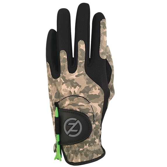 Zero Friction Performance Glove (Left, Field Camo) Universal One Size Golf New