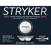 Zero Friction White Stryker Golf Ball - Dozen