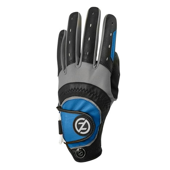 Zero Friction Xtreme Glove (LEFT, Blue/Black/Grey) UNIVERSAL FIT Golf NEW