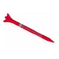 thumbnail image 1 of Zero Friction ZFT Maxx 3-Prong Composite Tees (Red/Silver, 2.75", 16pk) NEW, 1 of 1