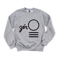 thumbnail image 1 of Zero Funny Number Nothing Null Void Sarcasm Humor Cute Sweatshirt, for men & women, up to size 5XL, 1 of 3