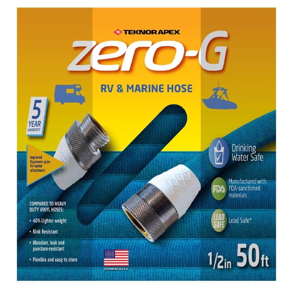 Zero-G Hose for ATV and Boats 1/2' X 50'