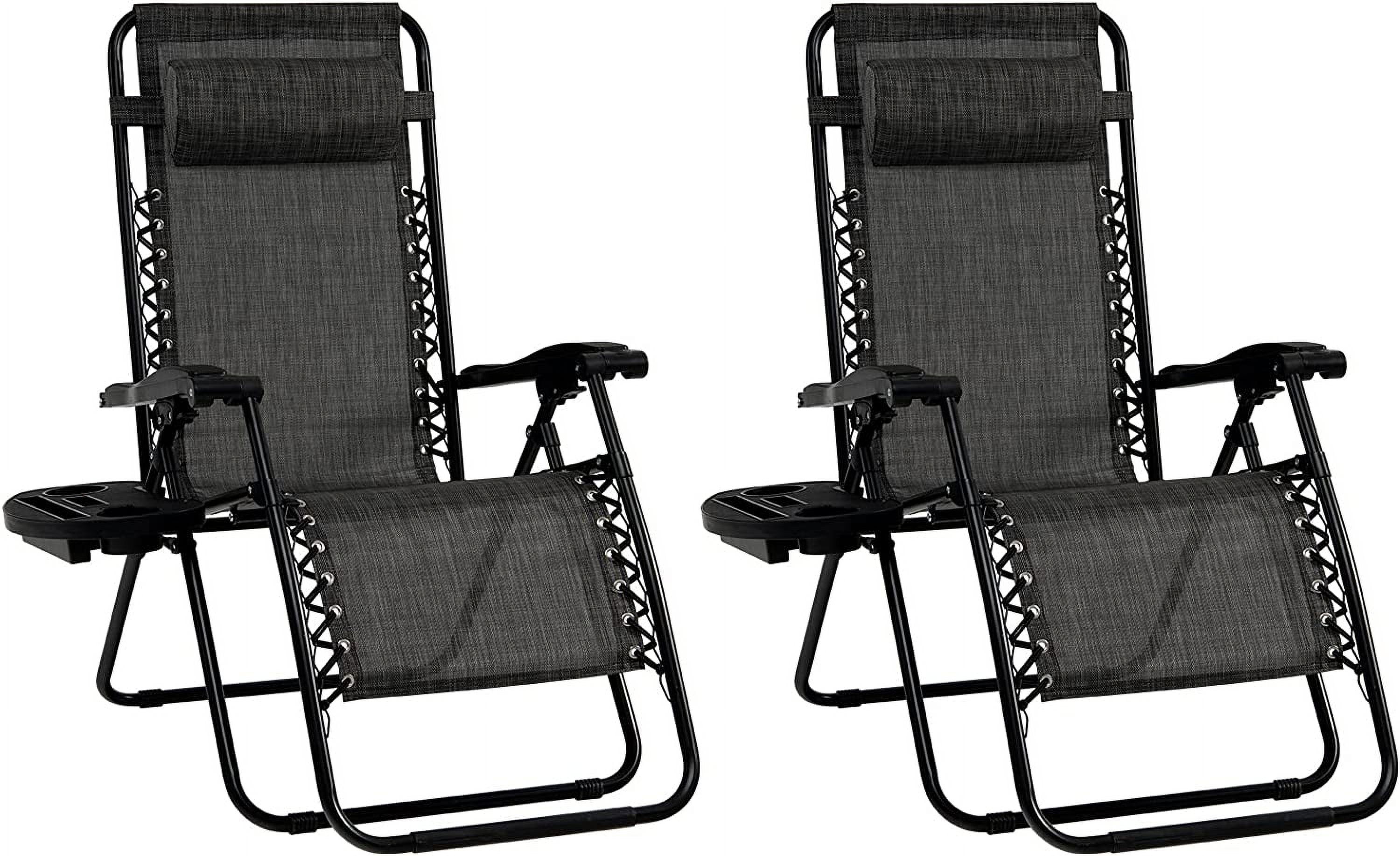Zero Gravity Chair Adjustable Folding Reclining Lounge Chair with