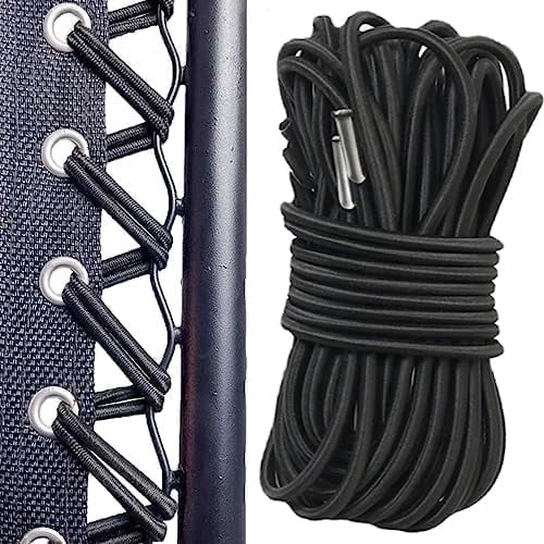 Zero Gravity Chair Cord Replacement, 4 Pack, Elastic Cord for antigravity Chair, Patio Recliner Chair, Lawn Bungee Chair, Beach Chair, Lounge Chair, Outdoor String Chair, Nylon Stretch String Cord