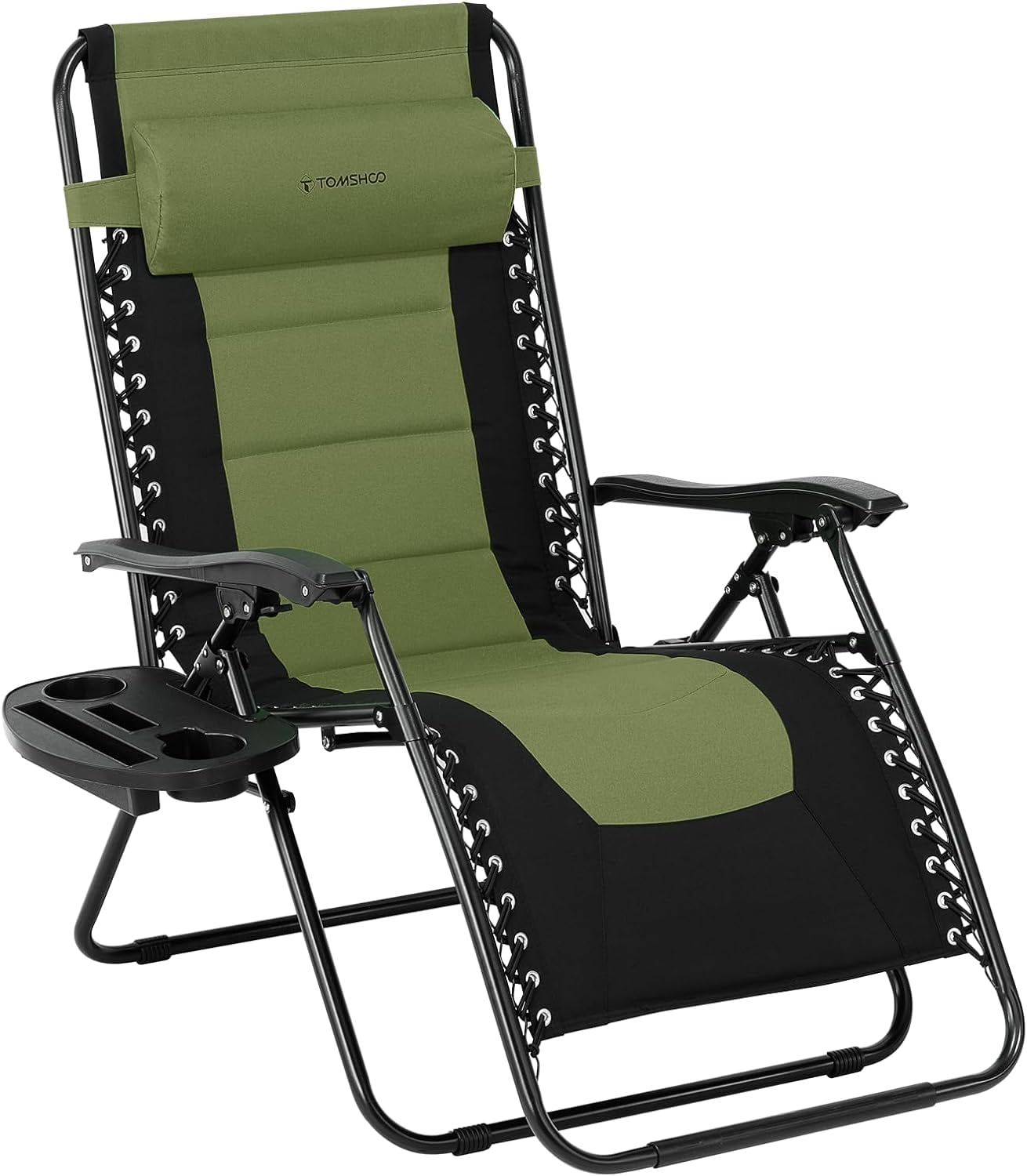 Zero Gravity Chair Patio Chair Folding Camping Chairs with Cup Holder