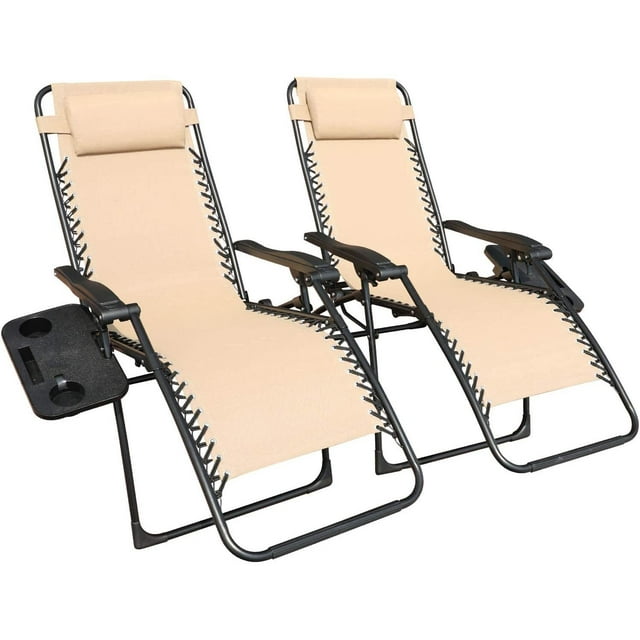 Zero Gravity Chair Patio Folding Lawn Lounge Chairs Outdoor Foldable