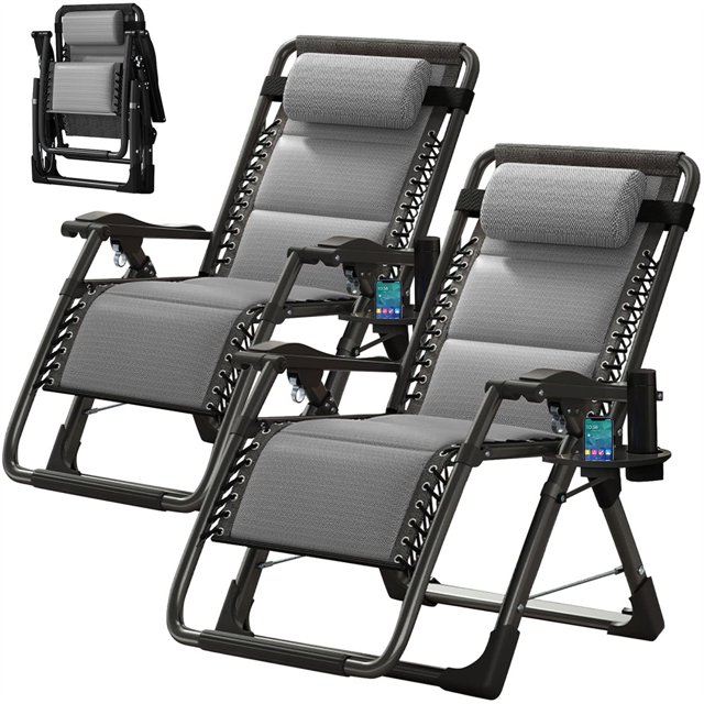 Zero Gravity Chair,Premium Outdoor Lawn Folding Lounge Chairs,Sturdy