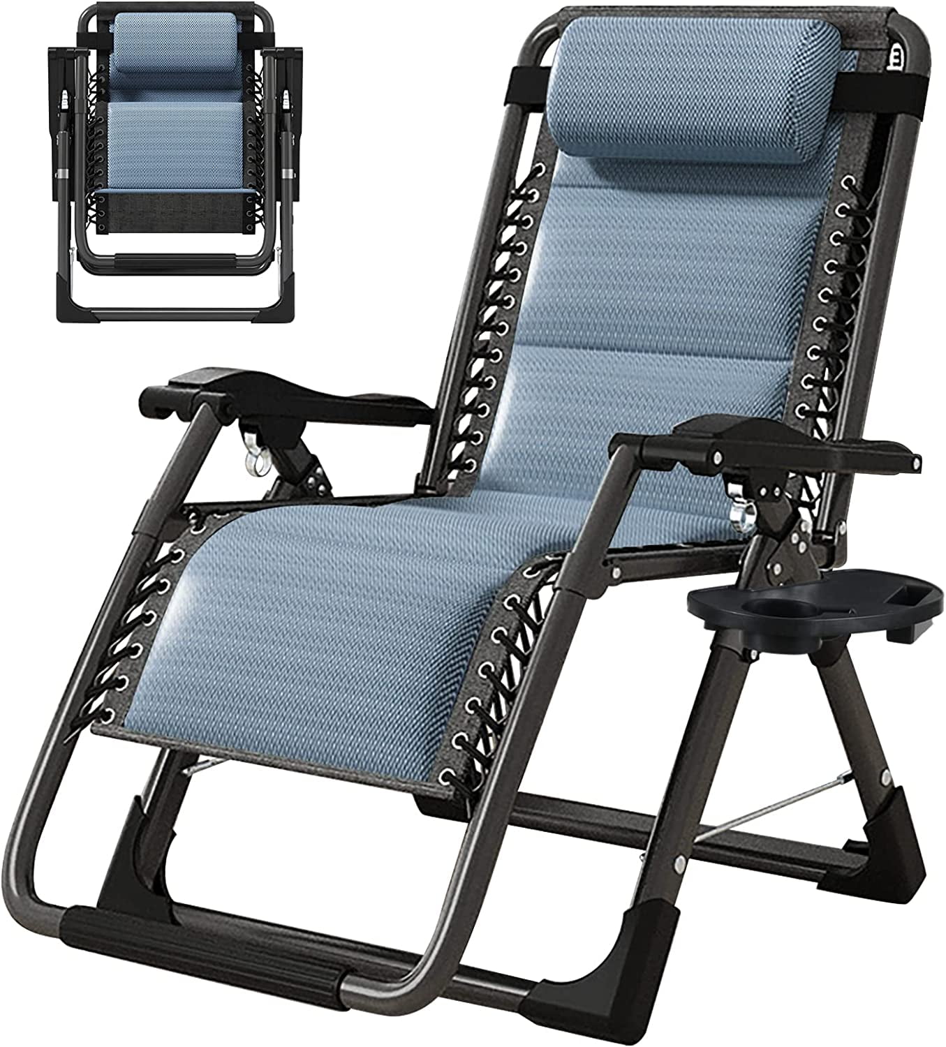 Zero Gravity Chair Premium Outdoor Lawn Folding Lounge Chairs Sturdy ...