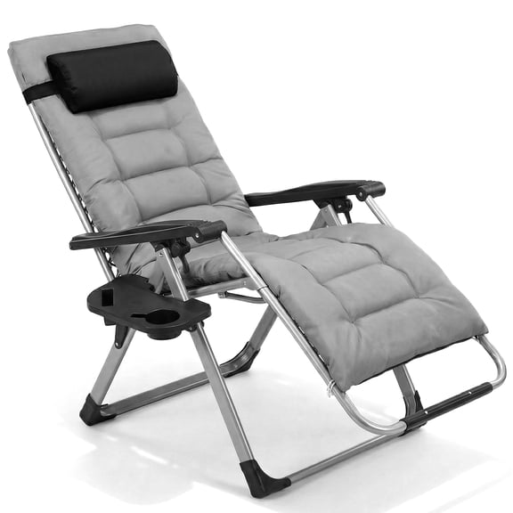 Alvantor Zero Gravity Chair 440lbs Capacity, Foldable for Outdoor, Black/Blue/Brown