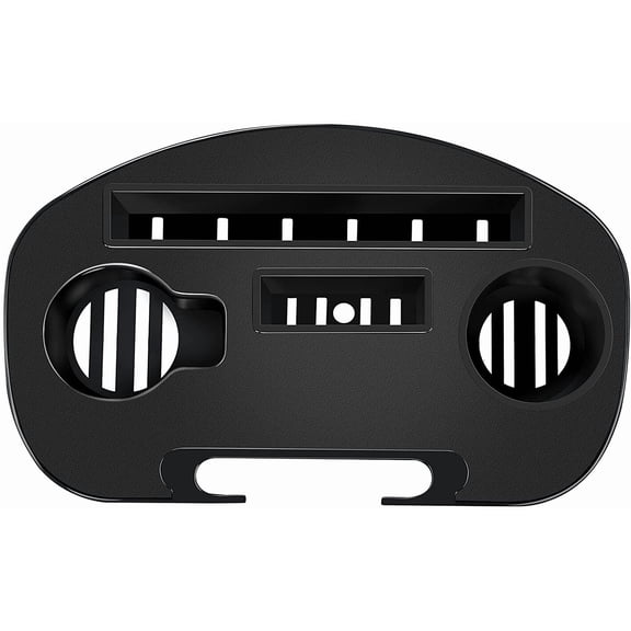 Zero Gravity Chair Tray, Multifunctional recliners Cup Holder Tray, Zero Gravity Lounge Chair Cup Holder, Utility Clip on Side Recliner Table/Tray for ipadmini/Air/Pro, Cellphone,Cup-Black