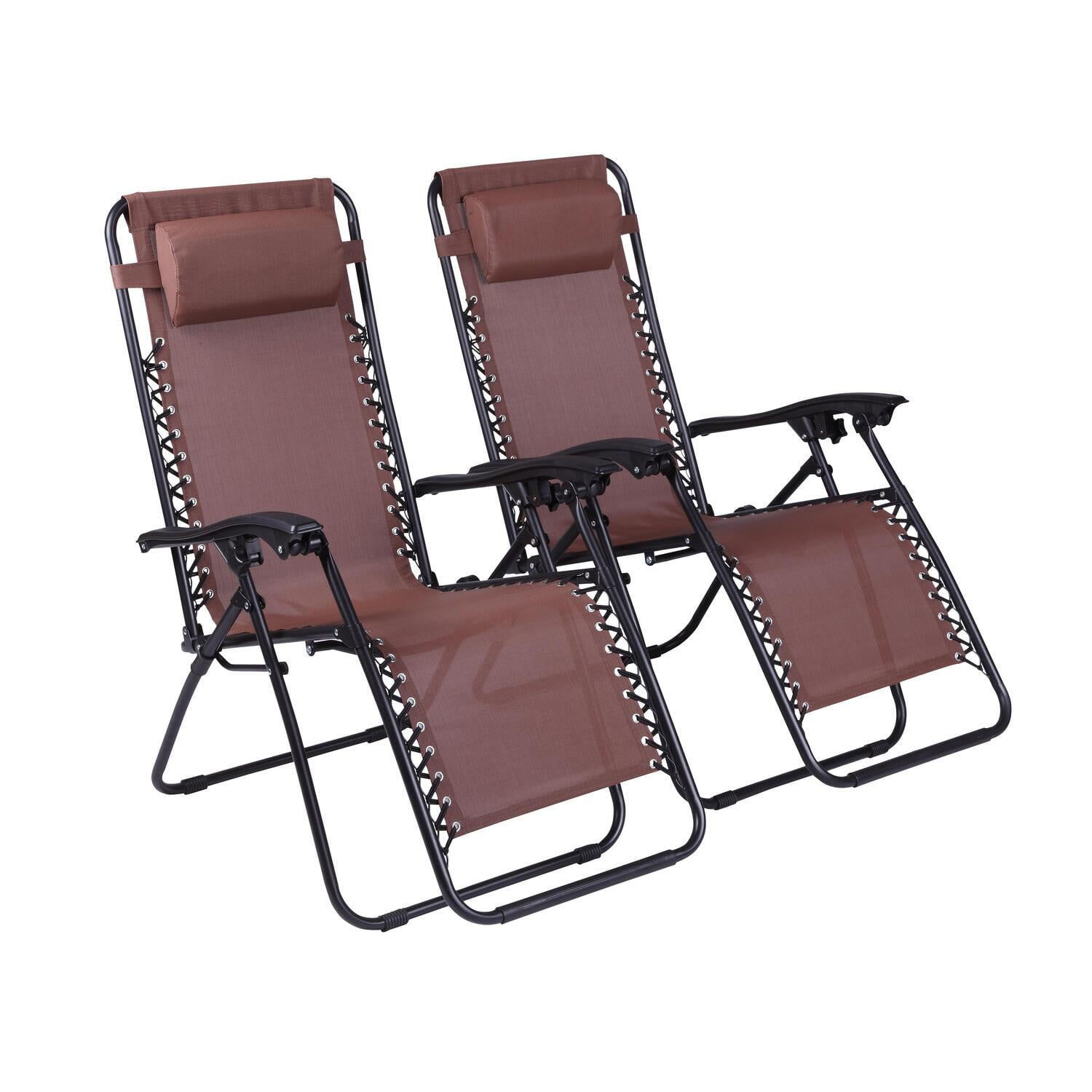 Zero Gravity Chairs, Lounge Patio Outdoor Recliner Chairs by Naomi Home