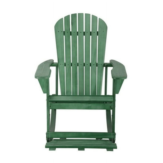 Zero Gravity Collection Adirondack Rocking Chair Sea Green