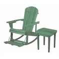 thumbnail image 1 of W Unlimited Zero Gravity 2 Piece Patio Adirondack Rocker Set in Sea Green, 1 of 2