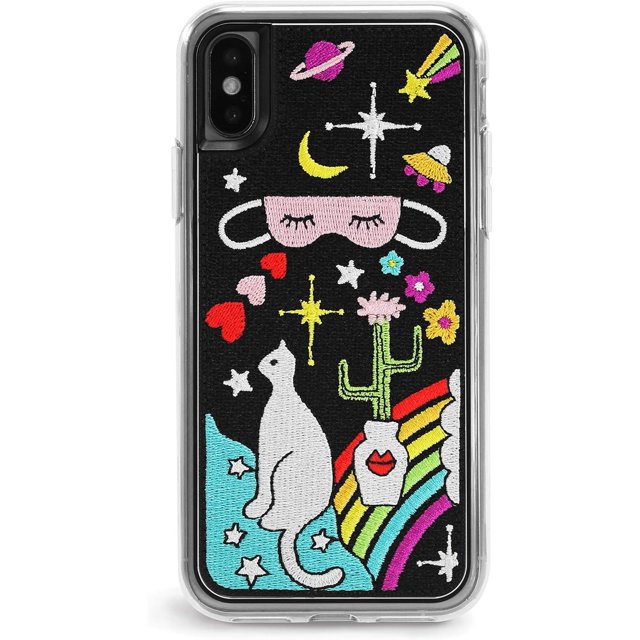 Zero Gravity Compatible with iPhone X/XS Daydream Phone Case - Embroidered Design - Drop Tested, 360 Protection